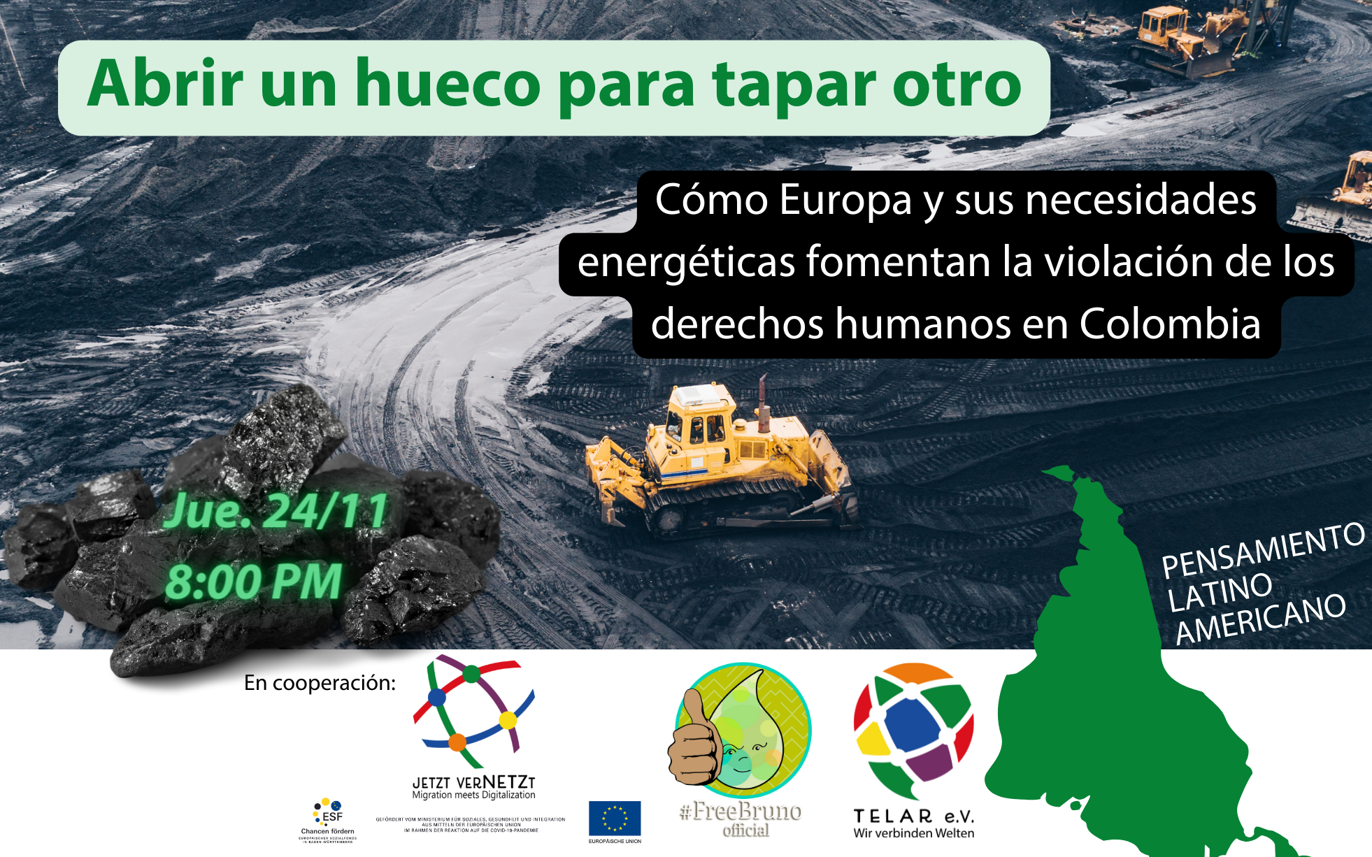 Wie der Energiehunger Europas Menschenrechtsverletzungen in Kolumbien begünstigt